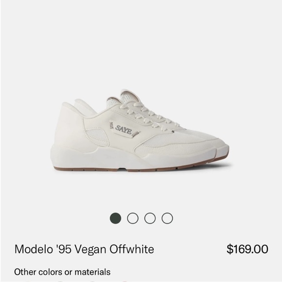 EUC SAYE Modelo 95 Terra - Suede Leather Green Sneakers Size 10 - Picture 10 of 10